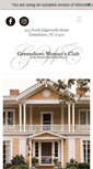 Mobile Screenshot of greensborowomansclub.com